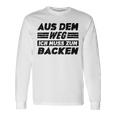 Backen Hobby Lustiger Backen Spruch Langarmshirts Geschenkideen