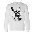 Chasseur Daim Cerf Motiv Chasse Chasseur T-shirt à manches longues Idées cadeaux