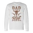 Dad Of The Wild One Birthday Cowboy Western Family Long Sleeve T-Shirt Gifts ideas