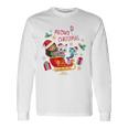 Dreamworks Gabby's Dollhouse Meowy Christmas Sleigh Blue Langarmshirts Geschenkideen