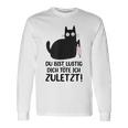 Du Bist Lustige Dich Töte Ich Zurletz German Langarmshirts Geschenkideen