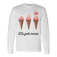 Eis Geht Immer Saying Ice Lover Langarmshirts Geschenkideen