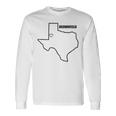 Epic Threadz Carte De L'état Du Texas Brownfield Tx T-shirt à manches longues Idées cadeaux