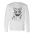 Fox Lovers Fox Motif Animals Gray Langarmshirts Geschenkideen