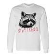 Street Cat Vintage Stay Trashy Raccoon Long Sleeve T-Shirt Gifts ideas