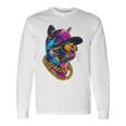 Genial Hip Hop Cat Urban Streetwear B-Boy Graffiti Camiseta de manga larga Ideas de regalos