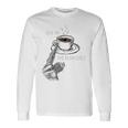 GIVE ME THE BEAN JUICE Sloth Shirt For Coffee Lovers Premium Long Sleeve T-Shirt Gifts ideas