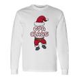 Grandpa Claus Christmas Family Partner Look Santa Claus Long-Sleeved Langarmshirts Geschenkideen