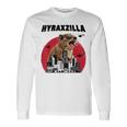 Hyraxzilla Rock Hyrax Lover Awawa Angry Marmot Gray Langarmshirts Geschenkideen