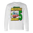 Ich Bin 5 Straßenbahnen Straßenbahn Children's Birthday Party Langarmshirts Geschenkideen