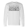 Ich Bin Einfach Eine Andere Generation Lustiges Blue Langarmshirts Geschenkideen