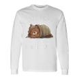 Idee Cadeau Citation Drôle Ours Brun En Hibernation T-shirt à manches longues Idées cadeaux
