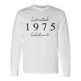 Limited Edition 1975 Birthday 1975 Born 1975Intage Blue Langarmshirts Geschenkideen