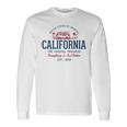 Look-Vintage Style Rétro États-Unis Californie T-shirt à manches longues Idées cadeaux