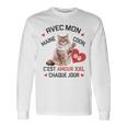 Maine Coon Cadeau Propriétaire Maine Coon Humour Chat Mignon T-shirt à manches longues Idées cadeaux