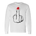 Middle Finger Jolly As Fuck Adult Joke Offensive Christmas Langarmshirts Geschenkideen