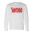 Mom Christmas Candy Cane Santa Costume Family Group Raglan Baseball Tee Long Sleeve T-Shirt Gifts ideas