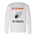 My Network My Rules Lustiges It Cyber Security Langarmshirts Geschenkideen