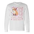 Niños Regalos De Capibara De 8 Años Para Niñas Fiesta De 8 Cumpleaños Camiseta de manga larga Ideas de regalos
