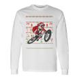 Oh What Fun It Is To Ride Mountain Bike Mtb Ugly Christmas Langarmshirts Geschenkideen