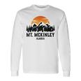 Parque Nacional Monte Mckinley Alaska Retro Camiseta de manga larga Ideas de regalos