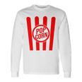 Retro Popcorn Costume For Carnival Fancy Dress Langarmshirts Geschenkideen