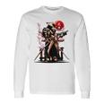 Samurai Japonés Espíritu Ronin Bushido Espada Katana Camiseta de manga larga Ideas de regalos
