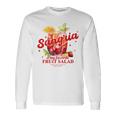 Sangria Is My Favorite Fruit Salad Party Langarmshirts Geschenkideen