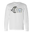 Smilo & Bron With Fish Motif Gray Langarmshirts Geschenkideen