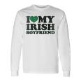 St Patrick Day I Love Irish Boys I Heart My Irish Boyfriend Long Sleeve T-Shirt Gifts ideas