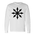 Symbole De L'étoile Du Chaos Punk Métal Pentagramme Anarchie T-shirt à manches longues Idées cadeaux