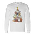 Ugly Christmas Sweater Cat Tree Christmas Cat Long-Sleeved Langarmshirts Geschenkideen