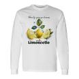 Wenn Du Zitronen Bekommst Mach Limoncello Travel To Italy Langarmshirts Geschenkideen