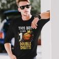 10Th Birthday Boys This Boy Double Digits Ten Year Old Long Sleeve T-Shirt Gifts for Him