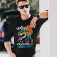5Th Birthday Monster Truck Dinosaur Party Boys Rawr I'm 5 Long Sleeve T-Shirt Gifts for Him