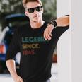 80 Years Old Legend Since 1945 80Th Birthday Long Sleeve T-Shirt Gifts for Him
