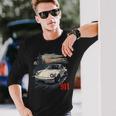 911 Turbo Retrointage 964 Coche Clásico Pista Automotriz Camiseta de manga larga Regalos para él