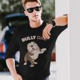 American Bully Dad Perros Papa Perros Perro Perro Hombre Camiseta de manga larga Regalos para él