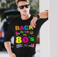 Back To 80'S 1980S Vintage Retro Eighties Costume Party Long Sleeve T-Shirt Gifts for Him