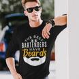 Bartender For Bartenders With Beards Langarmshirts Geschenke für Ihn