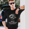 Best Cat Uncle Ever Uncle & Kitten Paw Fist Bump Cool Art Long Sleeve T-Shirt Gifts for Him