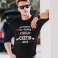 Beste Chefin So Sieht Eine Richtig Coole Chefin German Langarmshirts Geschenke für Ihn