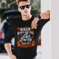 Biker Wird Nicht Grau Das Ist Chrome Ironie Fun Langarmshirts Geschenke für Ihn