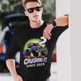Birthday Monster Truck 2 Year Old Boys 2Nd Party Born 2023 Long Sleeve T-Shirt Gifts for Him