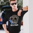 Bissi Pumpi X Sad Hamster Meme Fitness Gym Sports Training Langarmshirts Geschenke für Ihn