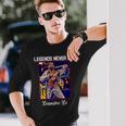 Bjj Legends Never Die Bjj Gi Brasileño Jiu Jitsu Camiseta de manga larga Regalos para él