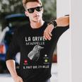 Chasser La Grive Humour Cadeau Chasseur De Grive Gibier T-shirt à manches longues Cadeaux pour lui