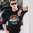 Chemise De Pêche Porte-Bonheur Pour Chasseur Et Pêcheur T-shirt à manches longues Cadeaux pour lui