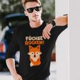 Children's With Fox Rocks Red Fox Pack Langarmshirts Geschenke für Ihn