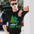 Christmas Tree Rex Dinosaur Fan Children's Christmas Tree Langarmshirts Geschenke für Ihn